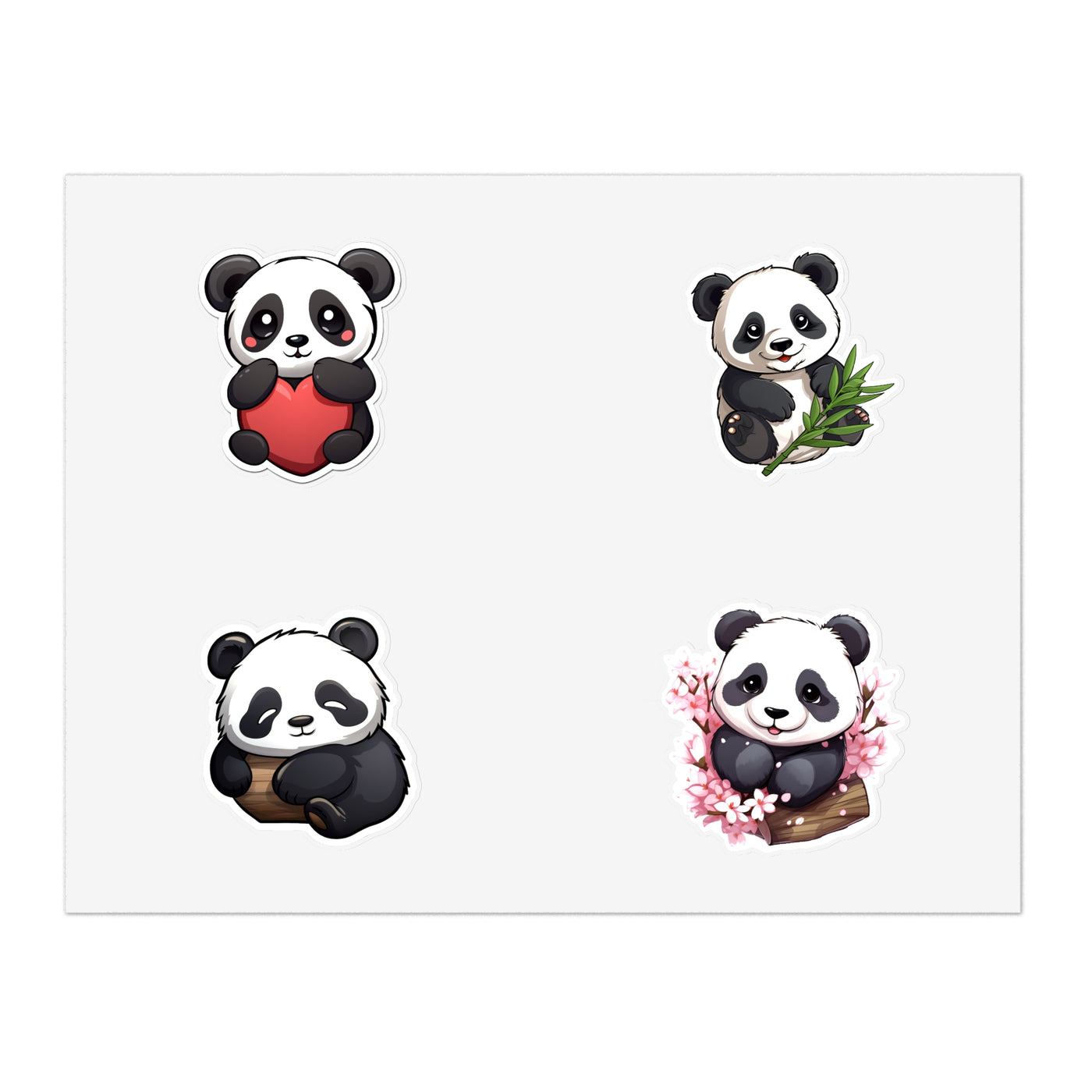 CUTE PANDA STICKERS